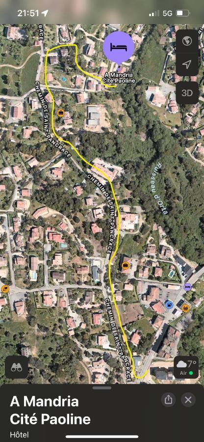 Appartement Climatise Parking Cite Paoline Corte  Exterior foto